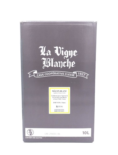 Image Bag in box 10L Mâcon Blanc, Cave Vigne Blanche