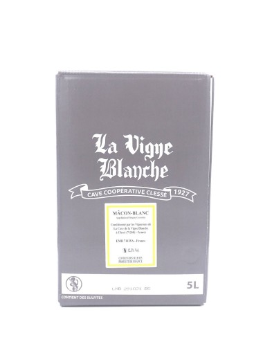 Image Bag in box 5L Mâcon Blanc, Cave Vigne Blanche