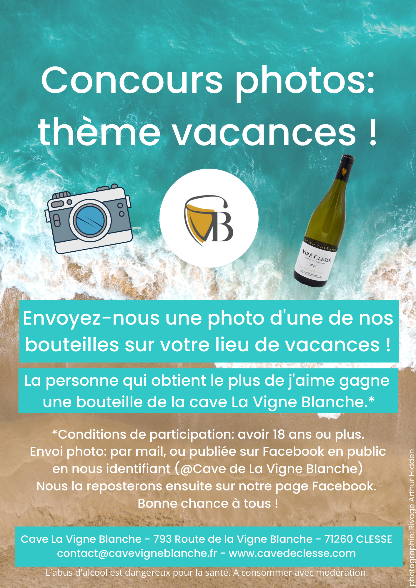Concours Photos thème Vacances Cave Vigne Blanche