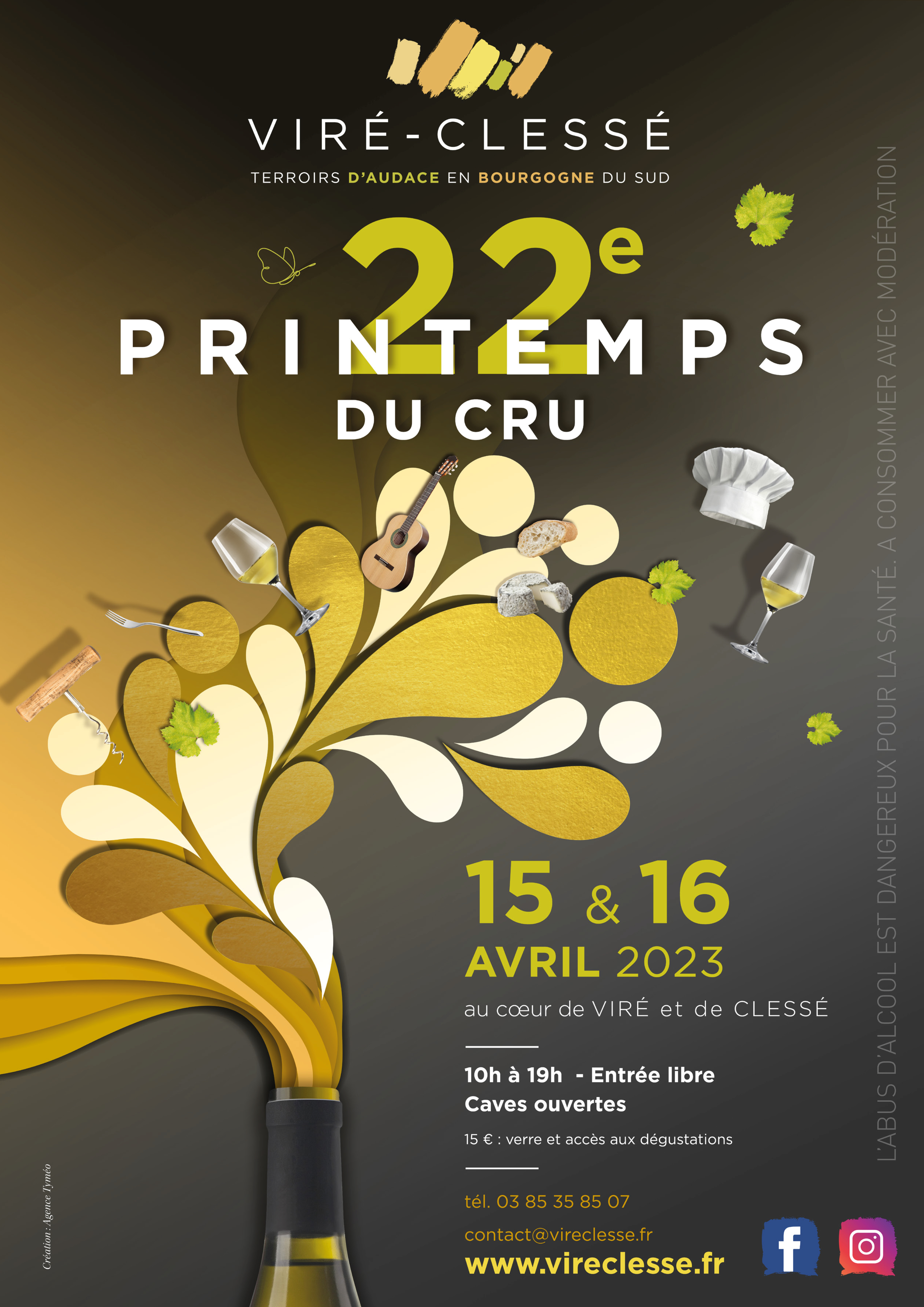 Affiche Printemps du Cru Viré-Clessé 2023